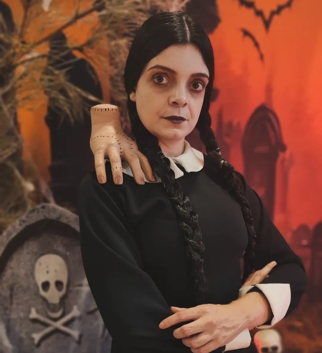 Personagem caracterizada pela nossa equipe — Vandinha